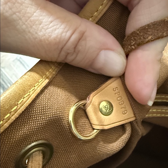 Louis Vuitton Monogram Backpack in Rich Brown and Tan - Picture 8 of 16